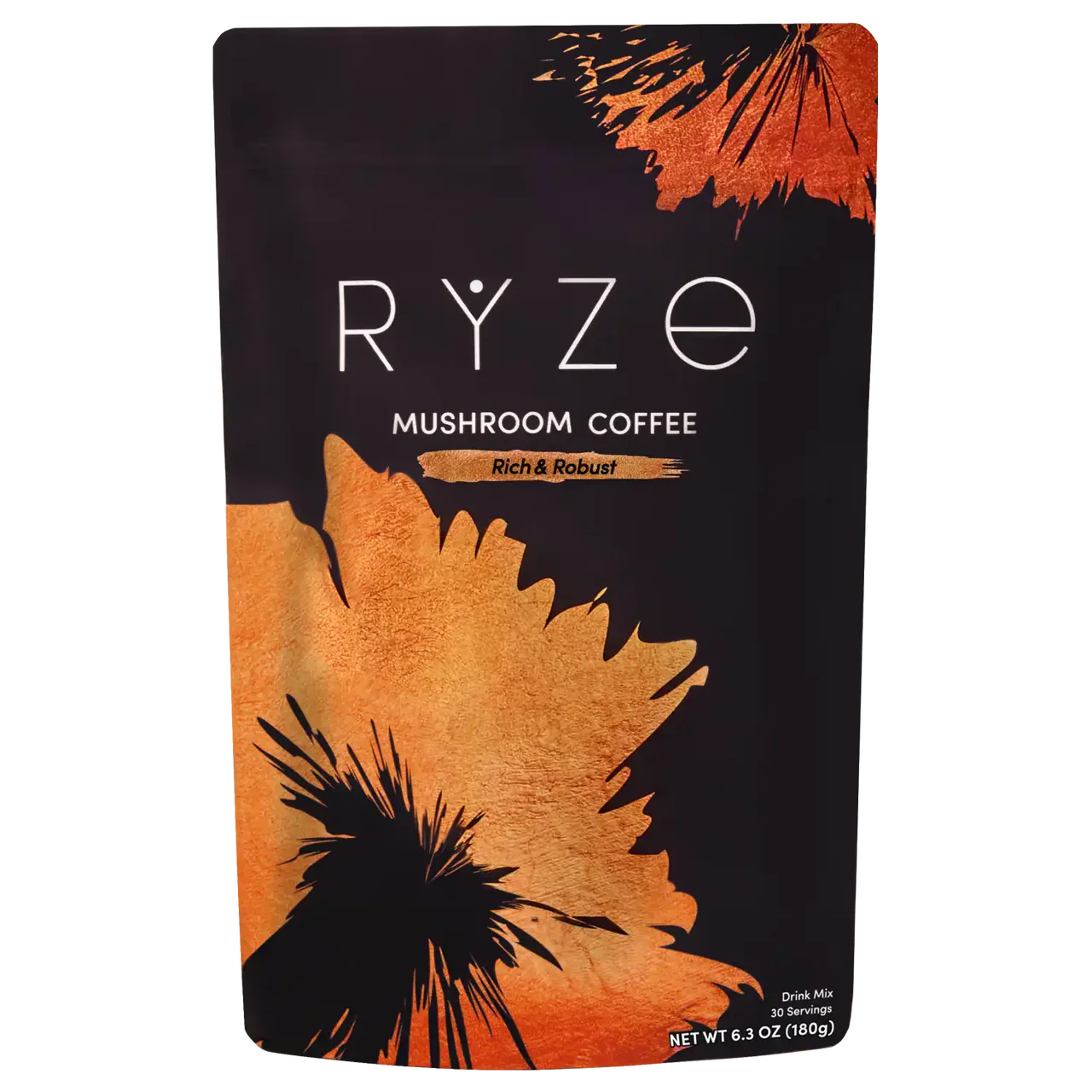 Mushroom Coffee Dark Roast - Bright wqzge